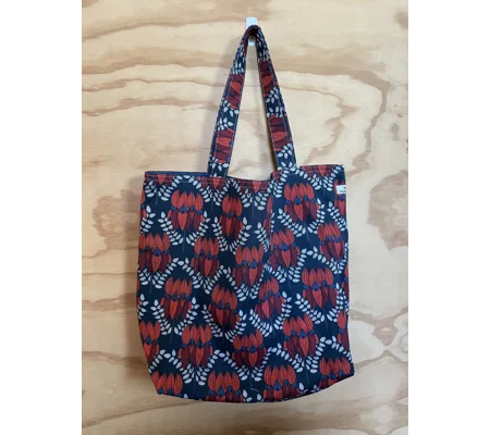 Tote Bag - Red Floral
