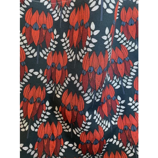 Tote Bag - Red Floral