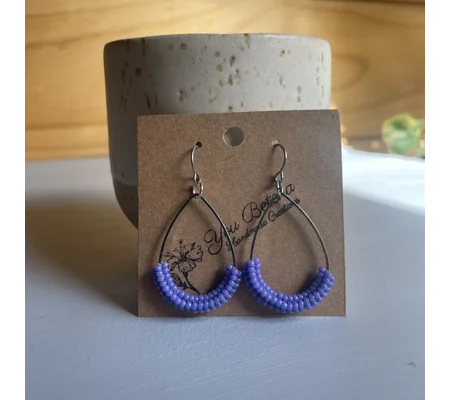Hoop - Medium Tear Drop. *Available in multiple colours