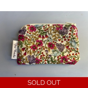 Zipper Pouch - Pink Florals