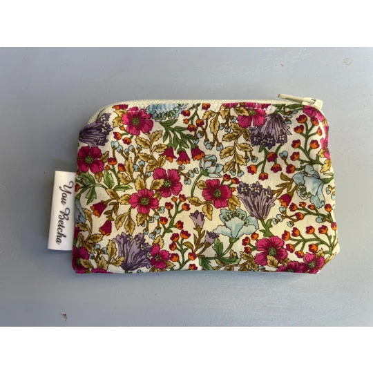 Zipper Pouch - Pink Florals
