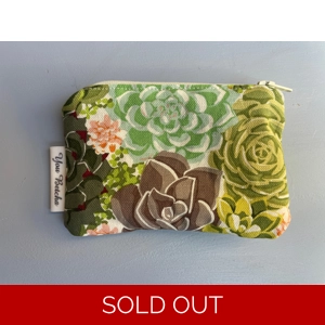 Zipper Pouch - Succulents