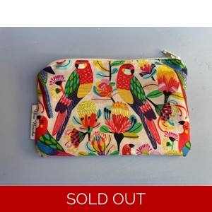 Zipper Pouch - Parrots