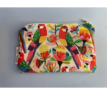 Zipper Pouch - Parrots