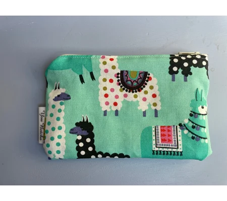 Zipper Pouch - Llamas