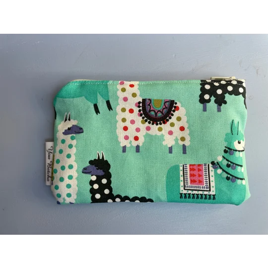 Zipper Pouch - Llamas