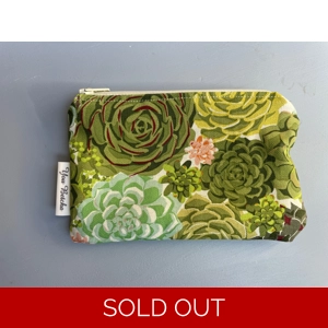 Zipper Pouch - Succulents