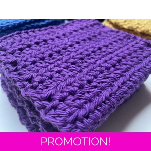 Reusable Cotton Make up Remover cloth - Purple