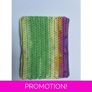 Reusable Cotton Dishcloths - set of 4
Hues of green, pink, purple