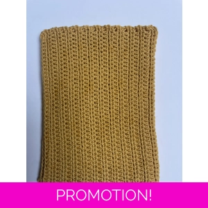 Reusable Cotton Dishcloths - Mustard