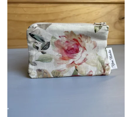 Wallet - Cream Floral