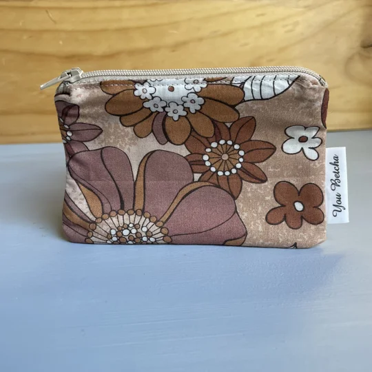 Wallet - Brown Flower Power