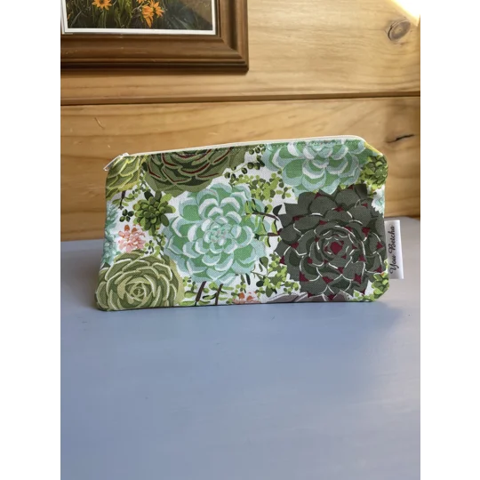 Makeup Bag - Succulents