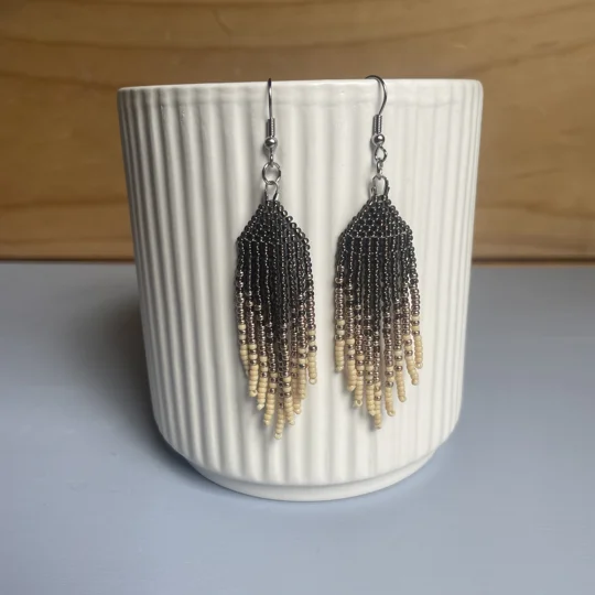 Handmade beaded Earrings,

Where colours cascade in a breathtaking display of vibrancy and elegance. Each bead is carefully selected to create a mesmerising gradient effect, reminiscent of a cascading waterfall of hues. 

Peddle Path