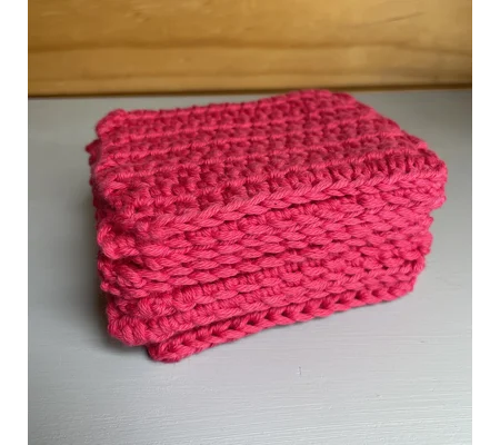 Makeup Remover Cloths Bright Pink - Set of 3