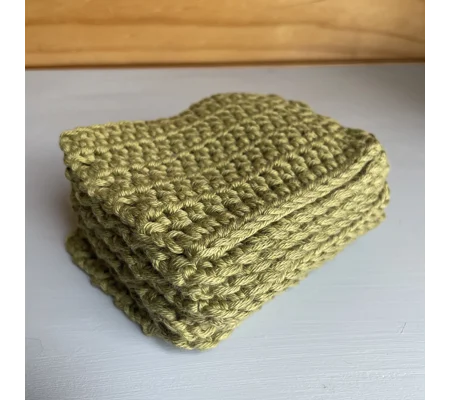 Makeup Remover Cloths Green - Set of 3