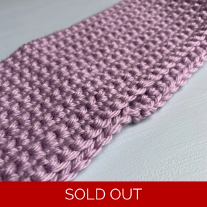 Merino Headband (purple) - fits 50-52cm