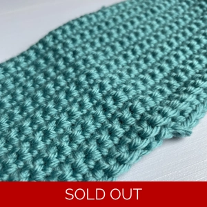 Merino Headband (aqua) - fits 49-51cm