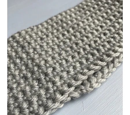 Merino Headband (grey) - fits 48-50cm