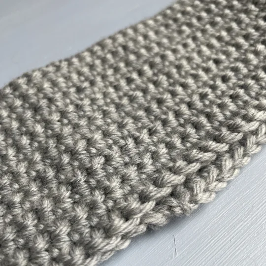 Merino Headband (grey) - fits 48-50cm