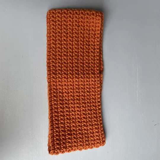 Merino Headband (orange) - fits 49-51cm