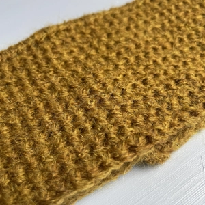 Mohair Headband (burnt mustard) - fits 50-52cm