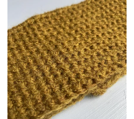Mohair Headband (burnt mustard) - fits 50-52cm