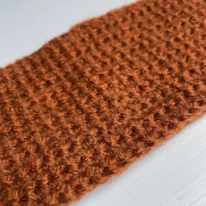 Mohair Headband (burnt orange) - fits 47-49cm