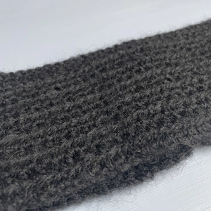 Mohair Headband (black) - fits 47-49cm