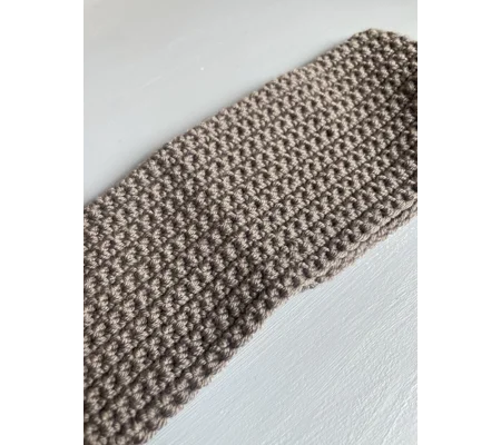 Merino Headband (grey)- fits 46-48cm