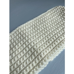 Merino Headband (white)- fits 48-50cm