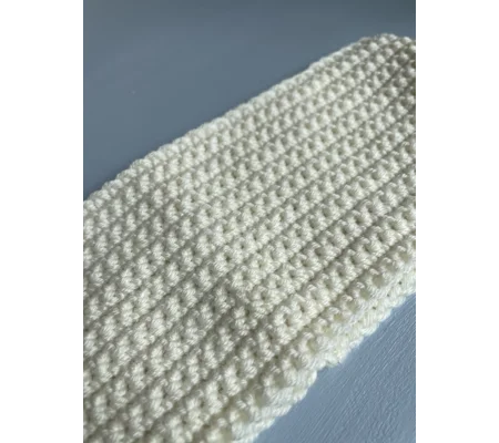 Merino Headband (white)- fits 48-50cm