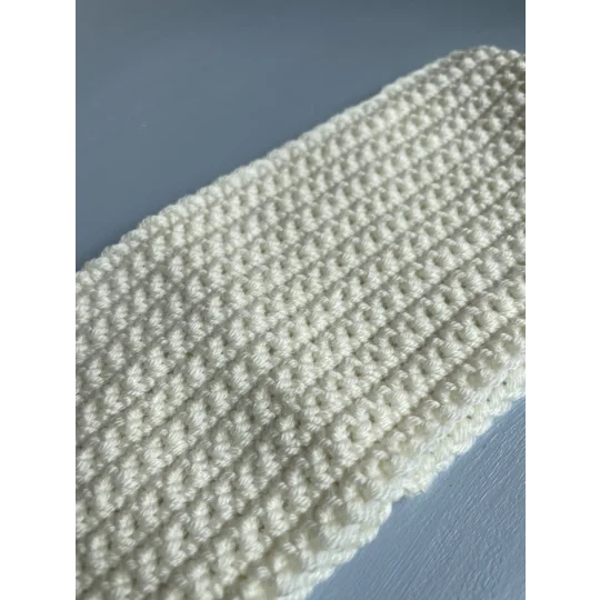 Merino Headband (white)- fits 48-50cm