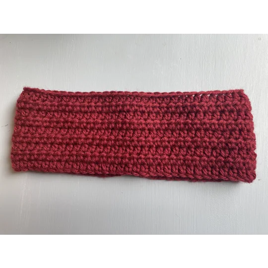 Merino Headband (Red) - fits 54-56cm