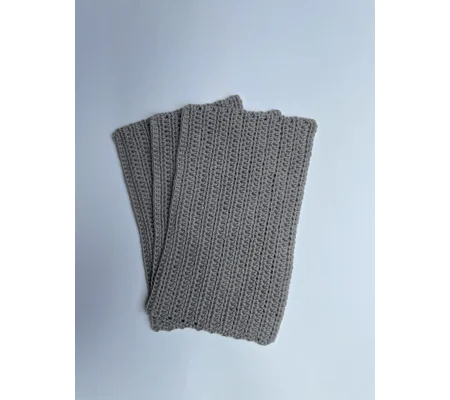Cotton Dishcloths/Flannel Cloths - set of 3