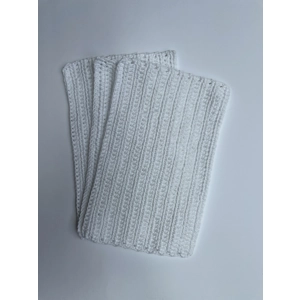 Reusable Cotton Dishcloths - Set of 3
White