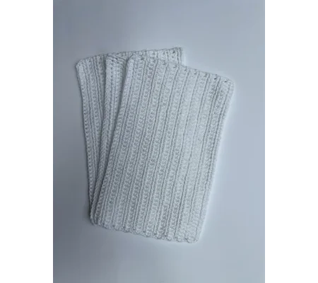 Cotton Dishcloths/Flannel Cloths - set of 3