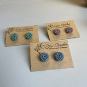 e in New Zealand. Add a touch of handmade charm to your everyday style with these beaded stud earrings. Each pair is carefully crafted from high-quality glass seed beads and shaped into a neat, floral-inspired cluster that s lightweight, comfortable, and full of texture