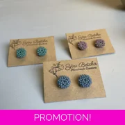 e in New Zealand. Add a touch of handmade charm to your everyday style with these beaded stud earrings. Each pair is carefully crafted from high-quality glass seed beads and shaped into a neat, floral-inspired cluster that s lightweight, comfortable, and full of texture