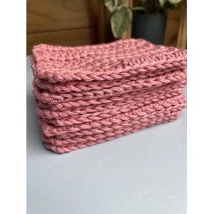 Reusable Cotton Make up Remover cloth - Blush Pink