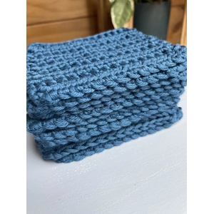 Reusable Cotton Make up Remover cloth - Navy