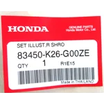 HONDA MSX125 GROM FRONT RIGHT TANK SHROUD