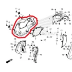 HONDA MSX125 GROM FRONT RIGHT TANK SHROUD