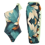 2 Pieces Set One Piece Swimwear