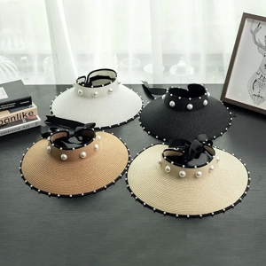 Bowknot Flat Eaves Sun Hat