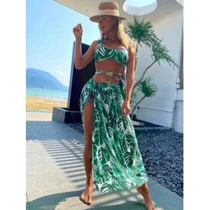 Leaves Printing 3 Piece Set Bikinis