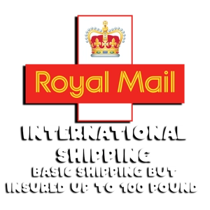 INTERNATIONAL SHIPPING (BASIC SHIPPING BUT INSURED UP TO £100)