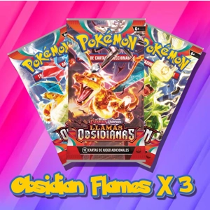 Obsidian Flames Booster Pack X3