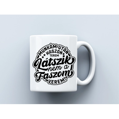 Munkám után... bögre