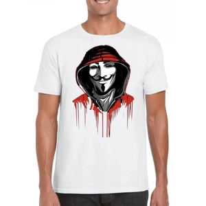 Anonymous face férfi póló
